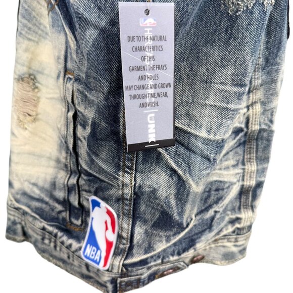 Cleveland Cavaliers UNK NBA Heritage America Denim Vest XL - Picture 15 of 16